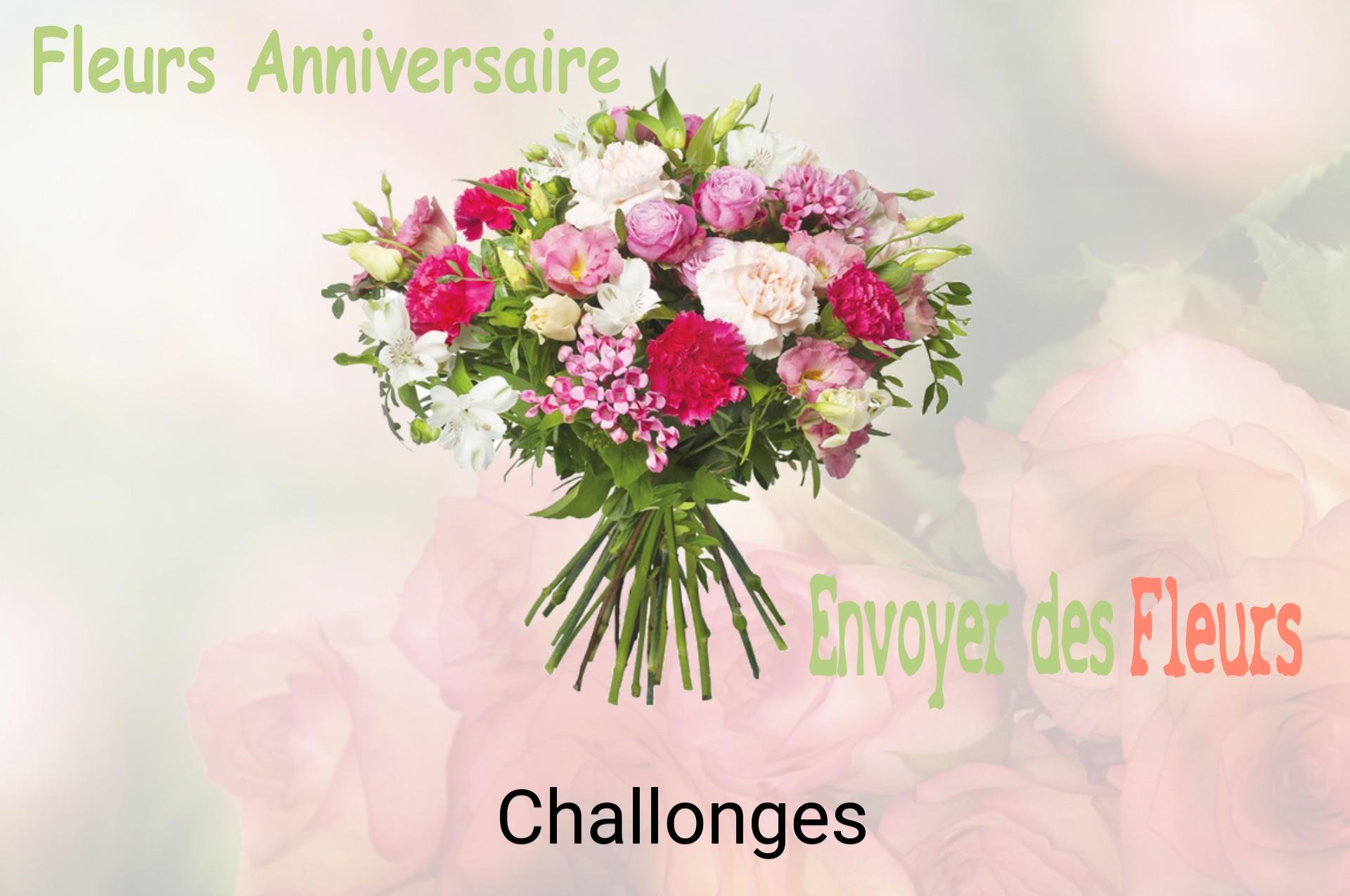 Bouquet de fleurs d’anniversaire livré à Challonges